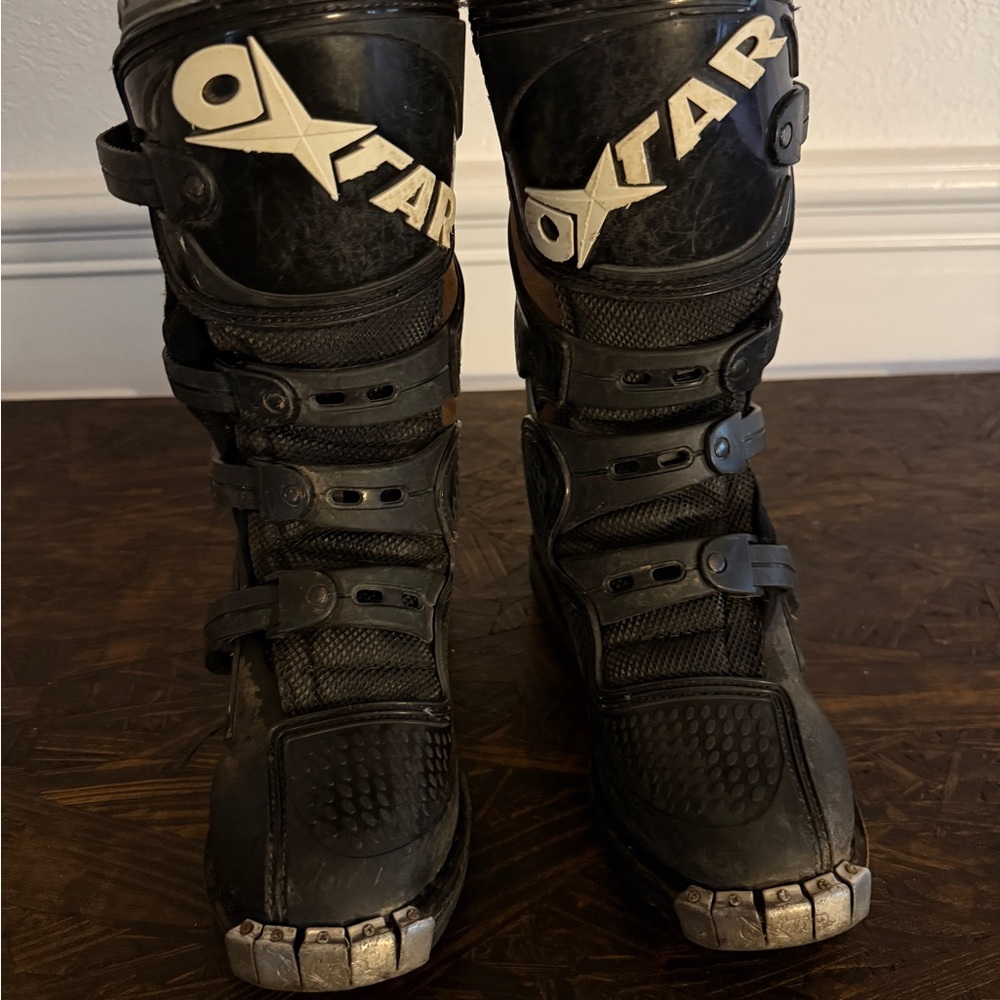 Black Oxtar Motorcycle Boots Youth size 4